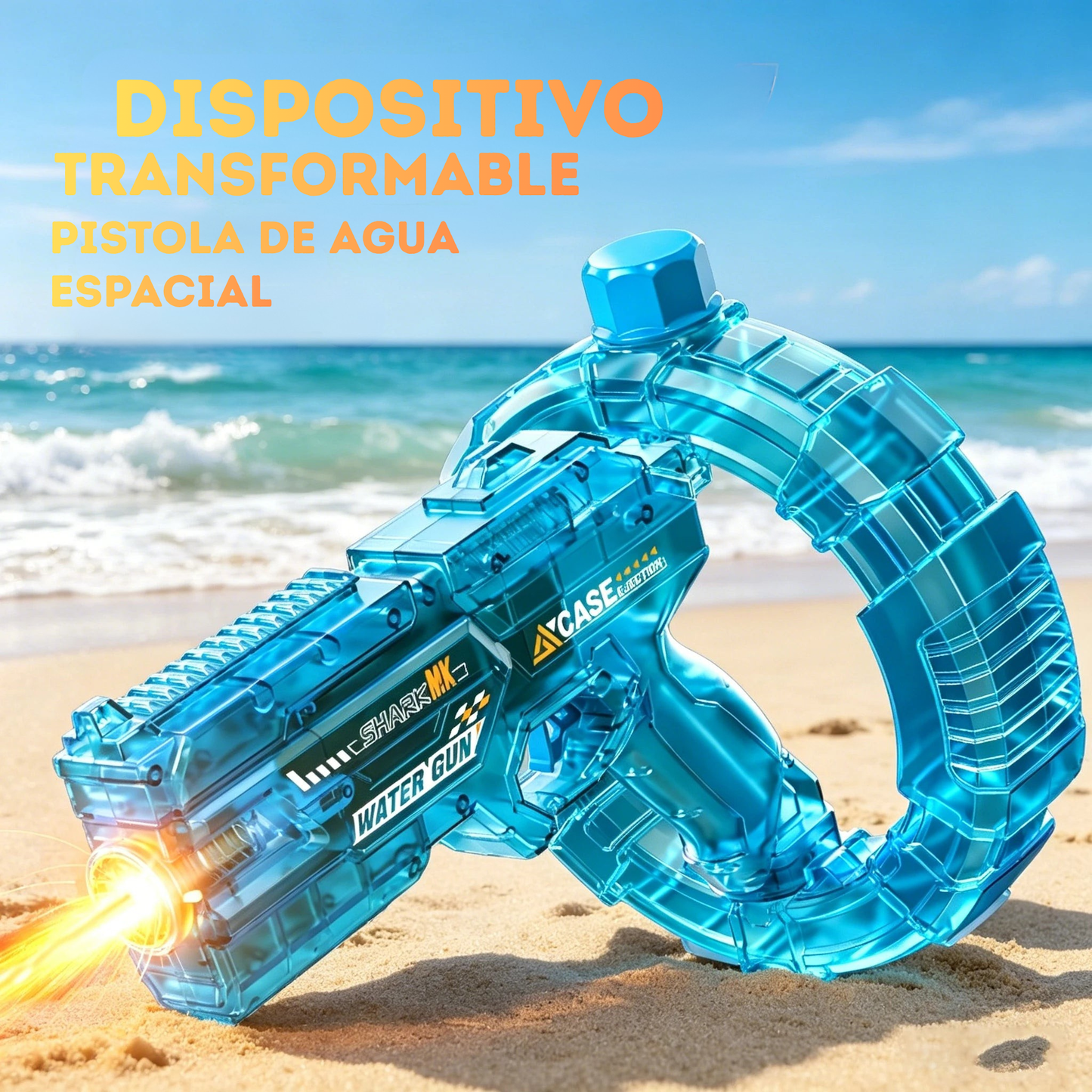 AquaVolt: Pistola de agua eléctrica.