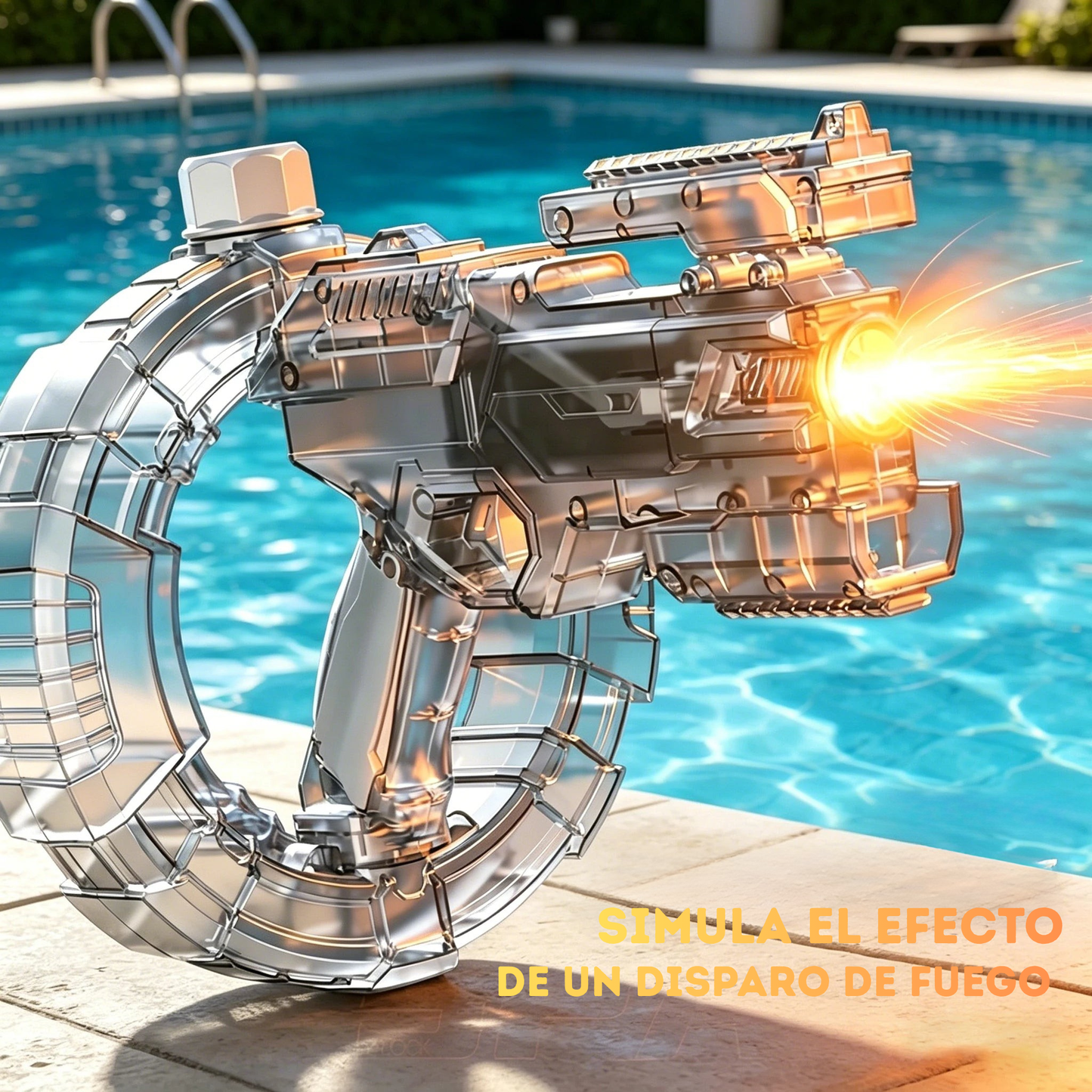 AquaVolt: Pistola de agua eléctrica.